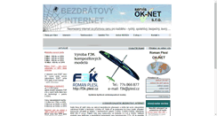 Desktop Screenshot of ok-net.cz