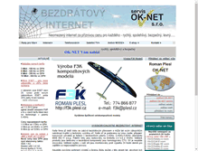 Tablet Screenshot of ok-net.cz